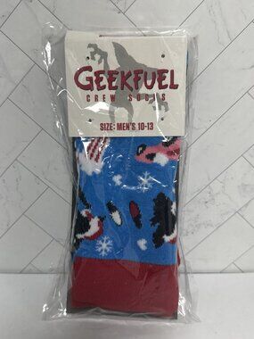 Geek Fuel Exclusive Gremlins Don't Feed After Midnight Crew Socks - Men's 10-13